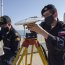 Oficiales realizan actividades en terreno como parte del curso de Especialidad de Hidrografía y Oceanografía