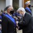 Cinco Almirantes recibieron la condecoración Presidente de la República en el grado de Gran Oficial