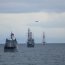 Unidades de la Escuadra participaron de las celebraciones por los 500 años del Descubrimiento del Estrecho de Magallanes