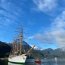 Buque Escuela Esmeralda recaló a Puerto Chacabuco tras 36 años