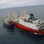 En alta mar son fiscalizadas naves extranjeras por el Patrullero Oceánico Cabo Odger y un avión naval