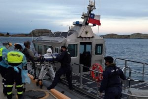 Armada apoyó evacuación médica desde Chile Chico a Puerto Ibáñez Armada apoyó evacuación médica desde Chile Chico a Puerto Ibáñez