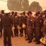 Armada apoya combate contra incendio forestal que afecta a Quilpué