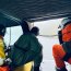 Autoridad Marítima de Punta Arenas apoyó contingencia ante incendio en pontón en centro de cultivo