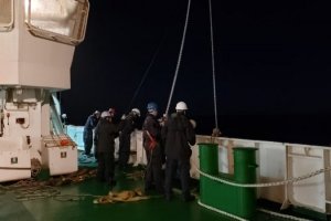 Buque "Cabo de Hornos" recuperó Boya DART 4G frente a la costa de Pichidangui Buque "Cabo de Hornos" recuperó Boya DART 4G frente a la costa de Pichidangui