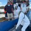 Personal de la Tercera Zona Naval evacúa a pasajero desde Isla Picton
