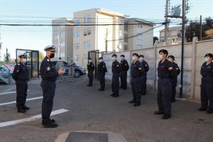 Contraalmirante Navajas reconoció labor realizada por personal desplegado en Quintero ante la pandemia