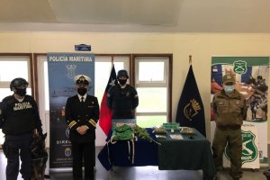 Operativo de la Armada y Carabineros logró incautar sustancias ilícitas en sector de la Carretera Austral