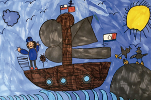 Finalizó el concurso de pintura escolar “Prat en el corazón de Chile”