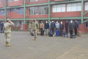 Finalizó convocatoria del Servicio Militar de la Armada de Chile