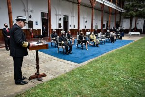 Efectúan ceremonia de Ascensos e Investidura de Vicealmirante y Contraalmirantes del Alto Mando Naval 2021