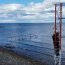 Personal Naval del Centro Meteorológico Marítimo más austral del mundo se capacita en trabajos en altura