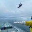 En Puerto Montt se efectuó entrenamiento de dotaciones de vuelo en conjunto con Unidades Navales