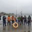 Armada rescata con vida a cinco tripulantes desde lancha a motor que se hundía