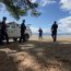 45 kilos de basura fueron retirados en operativo de limpieza en la playa Pangal de Maullín