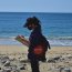 Personal del Museo Marítimo Nacional realizó limpieza en Playa San Mateo de Valparaíso