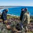 Ministro de Defensa visitó islas australes y Puerto Wiiliams