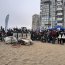  Ministra del Medio Ambiente y Armada llaman a cuidar los mares en operativo de limpieza en de Viña del Mar  