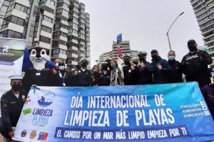 Ministra del Medio Ambiente y Armada llaman a cuidar los mares en operativo de limpieza en de Viña del Mar Ministra del Medio Ambiente y Armada llaman a cuidar los mares en operativo de limpieza en de Viña del Mar