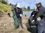 Armada y Scouts Marinos recolectaron 750 kilos de basura en playa de Isla Tenglo