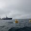 Buque Cabo de Hornos fondeo boya DART 4G en bahía de Constitución