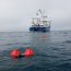 Buque Cabo de Hornos fondeo boya DART 4G en bahía de Constitución