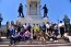 Representantes del club deportivo Arturo Fernández vial visitaron monumento a la Marina Nacional