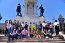 Representantes del club deportivo Arturo Fernández vial visitaron monumento a la Marina Nacional