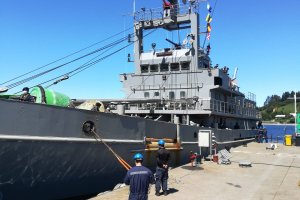 Buque de Rescate y Salvataje “Ingeniero Slight” retorna a su puerto base