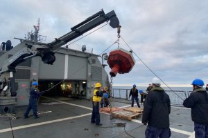 OPV 81 “Piloto Pardo” recupera boya DART frente a las costas de Constitución