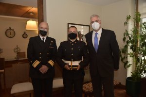Cabo 2° IM Patricio Fernández recibió premio “Marinero Fuentealba” 2021