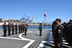 Ceremonia entrega de Jefe del Estado Mayor de la Escuadra