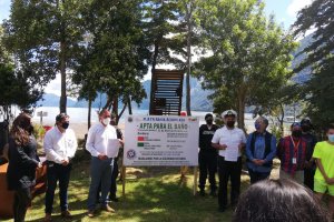 Armada colaboró en la apertura de playa habilitada más austral de Chile Armada colaboró en la apertura de playa habilitada más austral de Chile