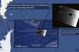 Centro Meteorológico Marítimo de la Gobernación Marítima de Punta Arenas junto con la Agencia Espacial Alemana monitorean iceberg en el mar de Drake Centro Meteorológico Marítimo de la Gobernación Marítima de Punta Arenas junto con la Agencia Espacial Alemana monitorean iceberg en el mar de Drake