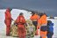 Con condiciones meteorológicas adversas OPV “Marinero Fuentealba” trasladó personal de a INACH a Base Yelcho