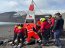 Helicóptero Naval trasladó señalética marítima hasta Isla Decepción en la Antártica