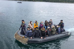 Buque “Piloto Sibbald” trasladó comitiva hasta Isla Picton quienes conocieron la labor de mujeres en Alcaldia de Mar Buque “Piloto Sibbald” trasladó comitiva hasta Isla Picton quienes conocieron la labor de mujeres en Alcaldia de Mar