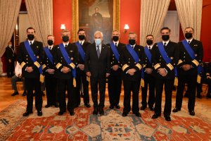 Contraalmirantes de nuestra Institución recibieron la condecoración “Presidente de la República”