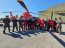 Dotación del Grupo Aeronaval de Talcahuano realizó entrenamiento con Bomberos de Concepción, Tomé y Talcahuano