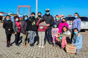 Autoridad Marítima de Lota realizó operativo de limpieza de playa
