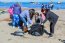 Autoridad Marítima de Lota realizó operativo de limpieza de playa para recuperar espacios públicos