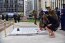 Representantes de las Fuerzas Armadas, de Orden y Seguridad depositaron flores a los pies del Monumento a la Marina Nacional