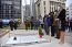 Representantes de las Fuerzas Armadas, de Orden y Seguridad depositaron flores a los pies del Monumento a la Marina Nacional