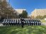 Armada de Chile realizó izamiento de la “Gran Bandera del Bicentenario” en plaza de la Ciudadanía de Santiago