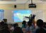 Oficial de la Armada visita establecimientos educacionales en la comuna de San Miguel por “Mes del Mar 2022”