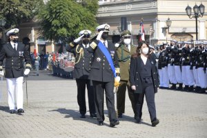 Comandante de Operaciones Navales, Vicealmirante Alberto Soto presidió ceremonia de las Glorias Navales en Santiago