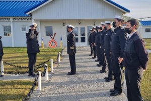 Comandante en Jefe de la Tercera Zona Naval visitó la Capitanía de Puerto de Tierra del Fuego