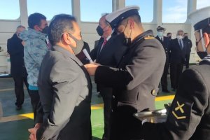 Ceremonia en celebración del Ducentésimo Cuarto Aniversario de la Marina Mercante Nacional Chiloé