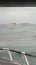 La operación resultó exitosa pese a la presencia de vientos sobre 60 kilómetros por hora y olas sobre 5 metros.