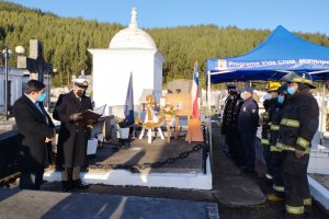 Capitanía de Puerto de Lebu recordó el 94° aniversario del naufragio del Transporte “Angamos”